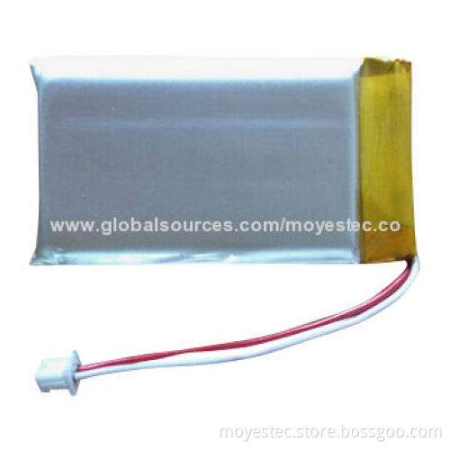 120mAh Lithium Polymer Battery, Fit for Bluetooth, Portable DVD, MP3/MP4, Digital Camera